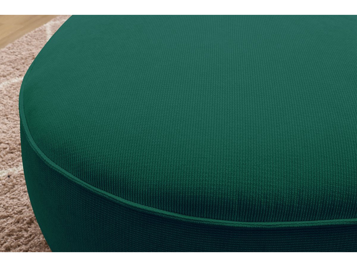 Pouf SAINT-GERMAIN tissu texturé