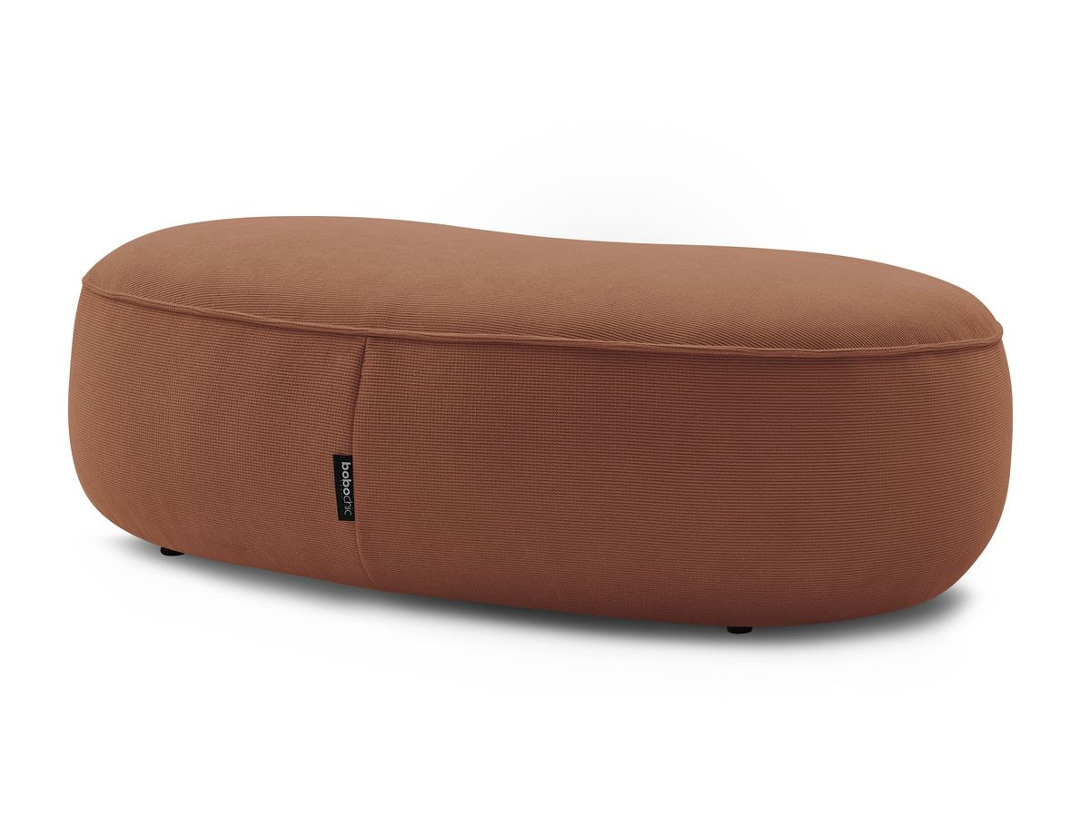 Pouf SAINT-GERMAIN tissu texturé