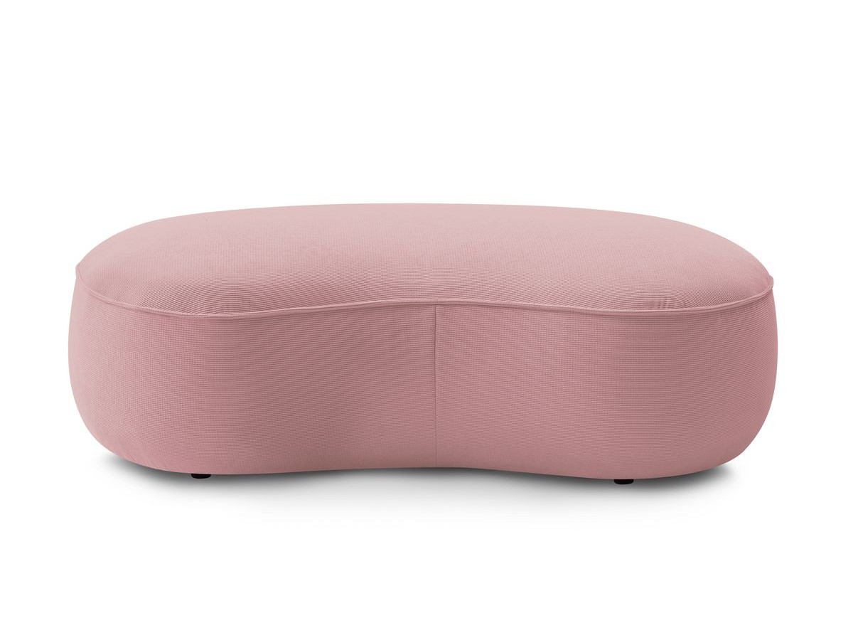 Pouf SAINT-GERMAIN tissu texturé