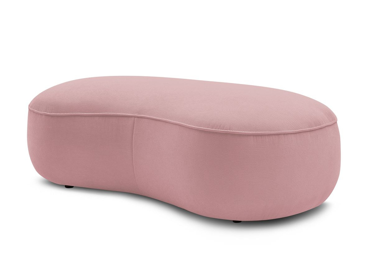 Pouf SAINT-GERMAIN tissu texturé