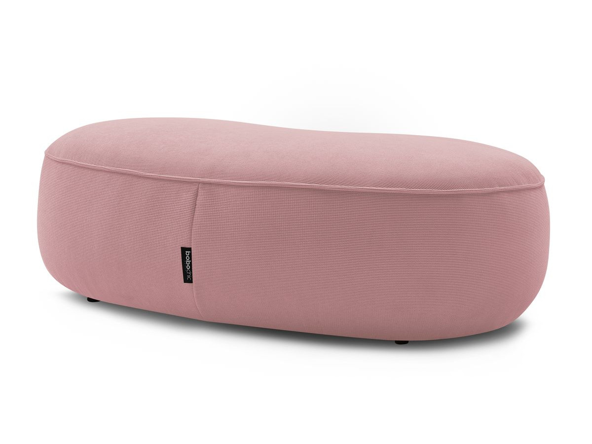 Pouf SAINT-GERMAIN tissu texturé
