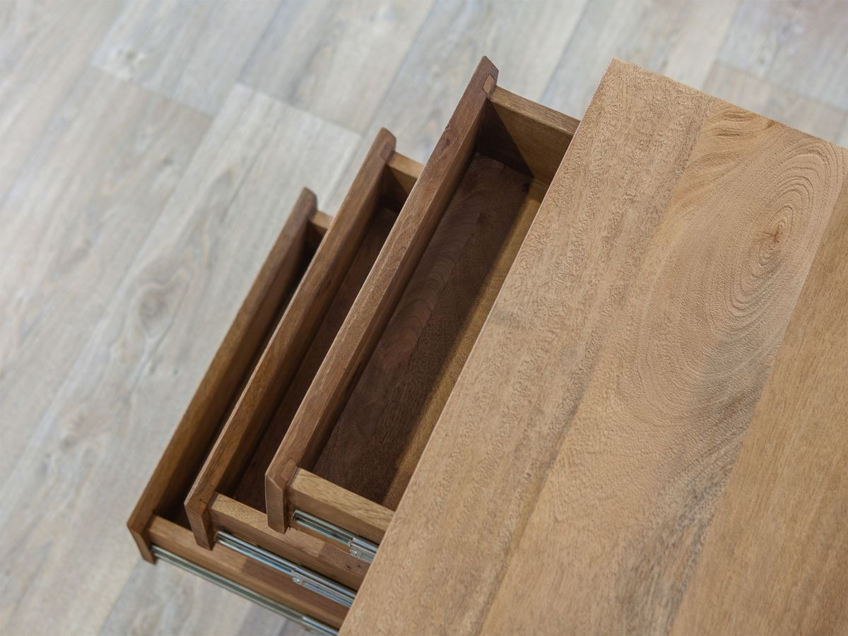 BERGERAC 3-deurs dressoir 190 cm Massief mangohout