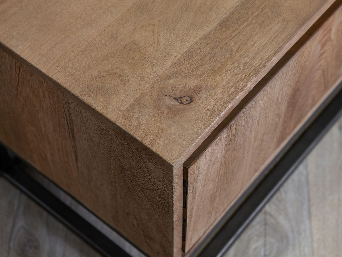 BERGERAC TV-meubel 200 cm Massief mangohout