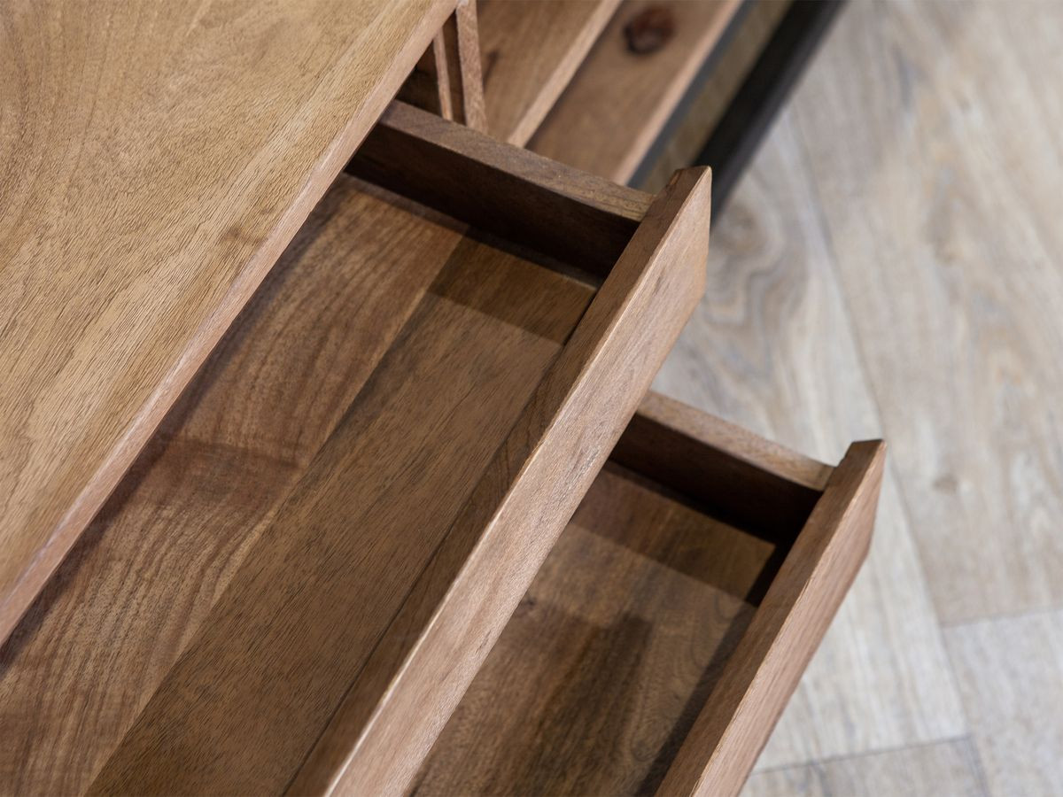 BERGERAC TV-meubel 200 cm Massief mangohout