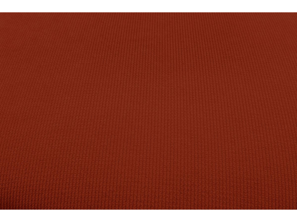 Canapé droit fixe 3 places SAINT-GERMAIN tissu texturé avec pouf