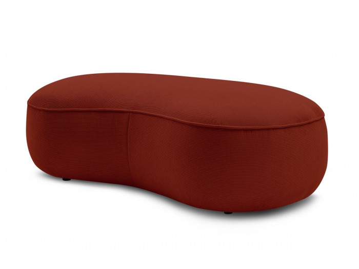 Pouf SAINT-GERMAIN tissu texturé