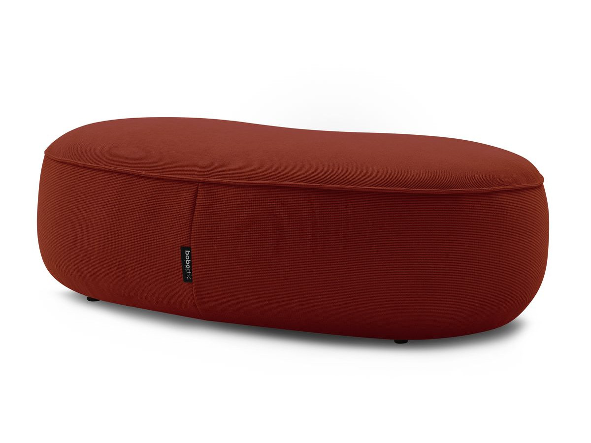 Pouf SAINT-GERMAIN tissu texturé
