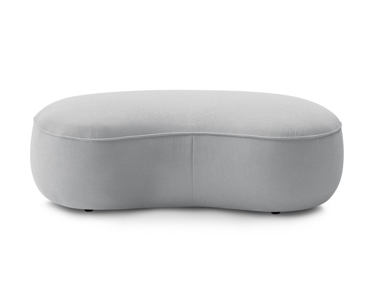 Pouf SAINT-GERMAIN tissu texturé