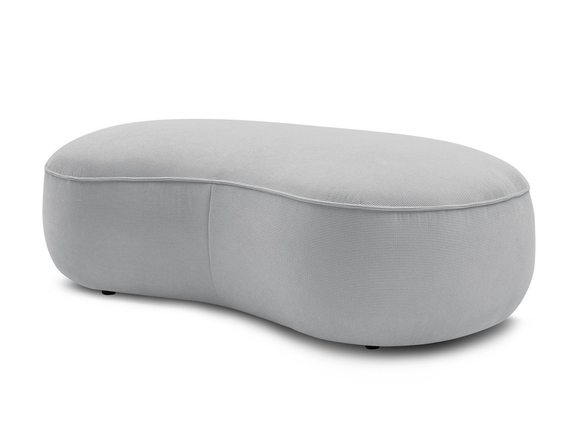 Pouf SAINT-GERMAIN tissu texturé