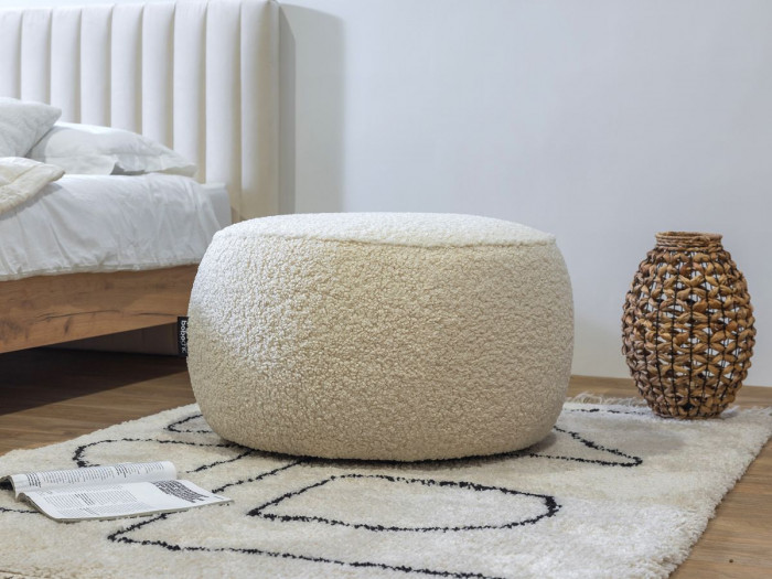 Pouf rond MERINOS