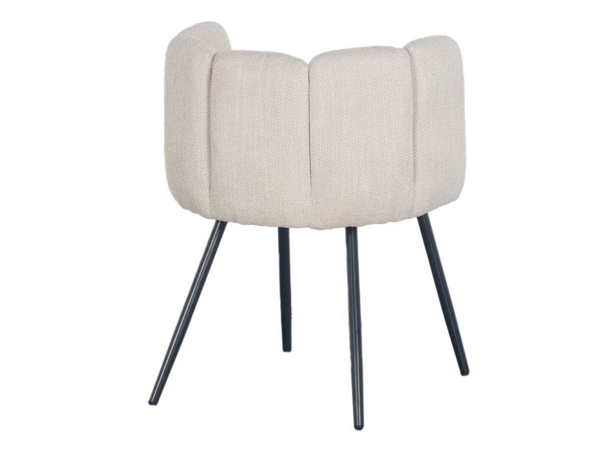 Lot de 2 chaises CELIA beige texturé — vue 6