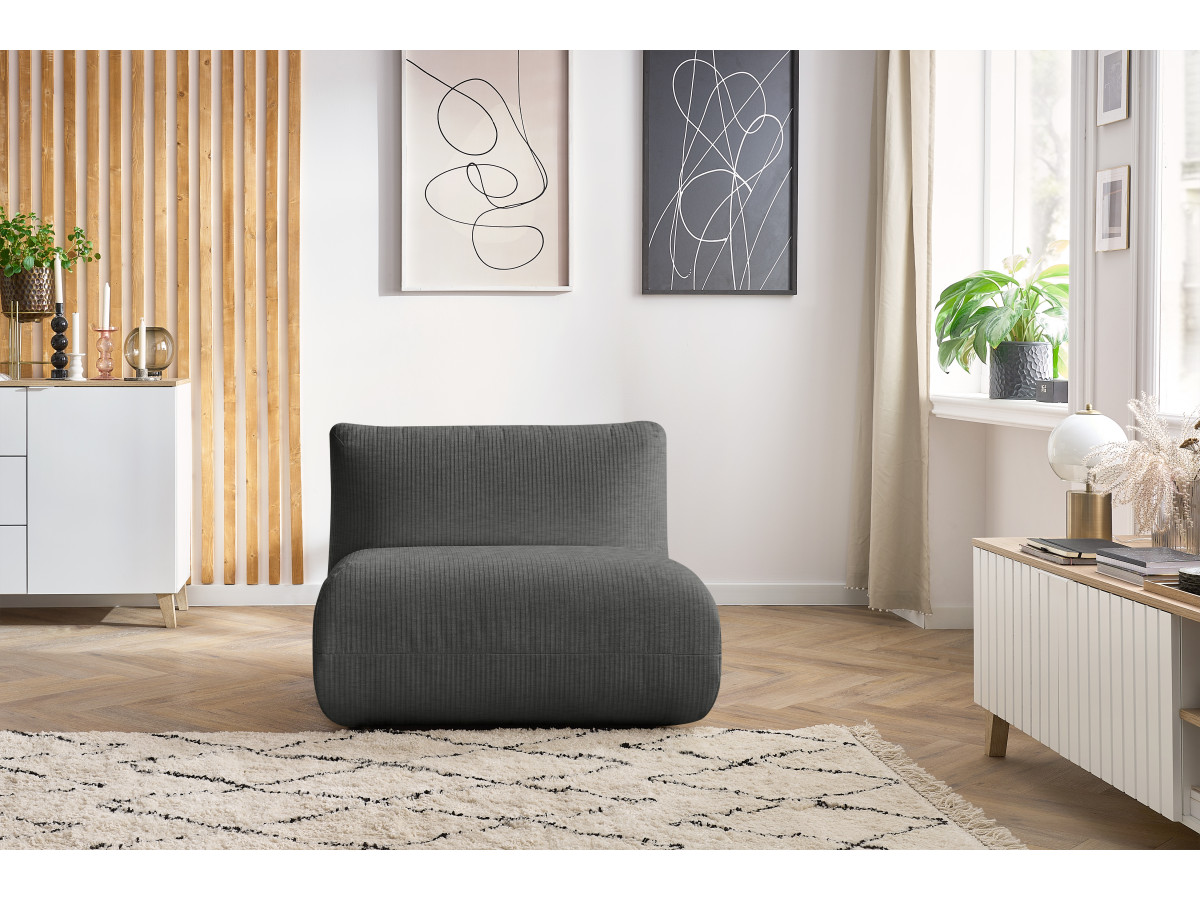 Moduł 1-osobowy bez podłokietników do sofy modułowej LECOMTE