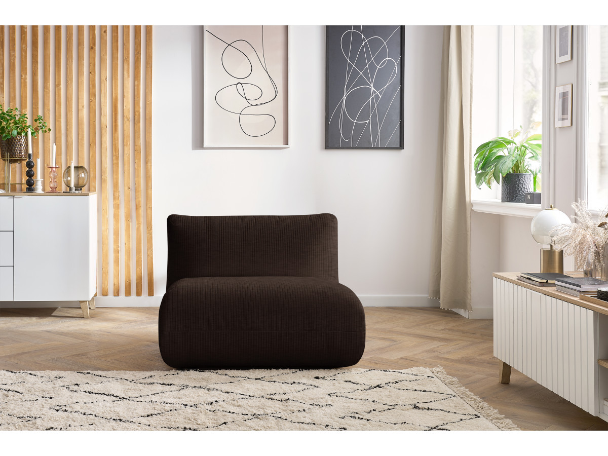 Moduł 1-osobowy bez podłokietników do sofy modułowej LECOMTE