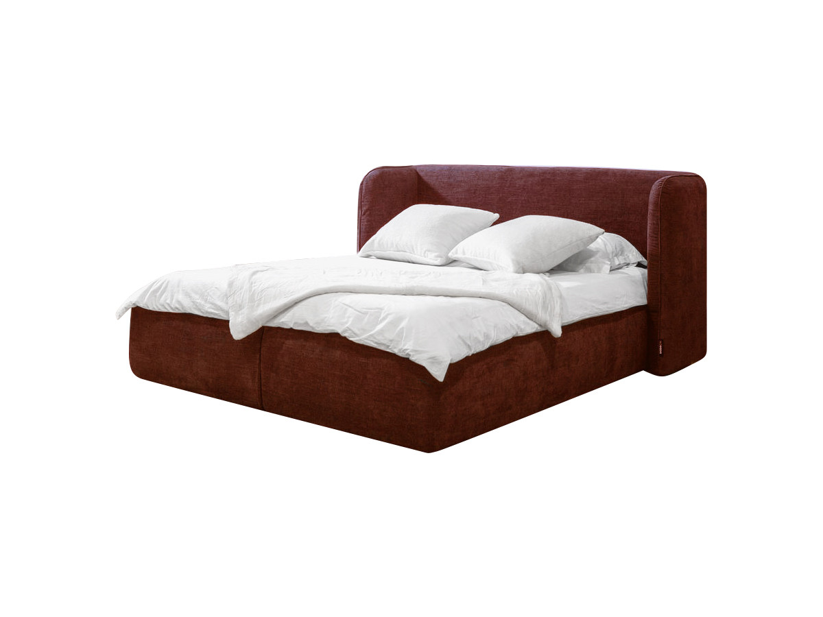 LOUISE opbergbed met gestoffeerd hoofdeinde