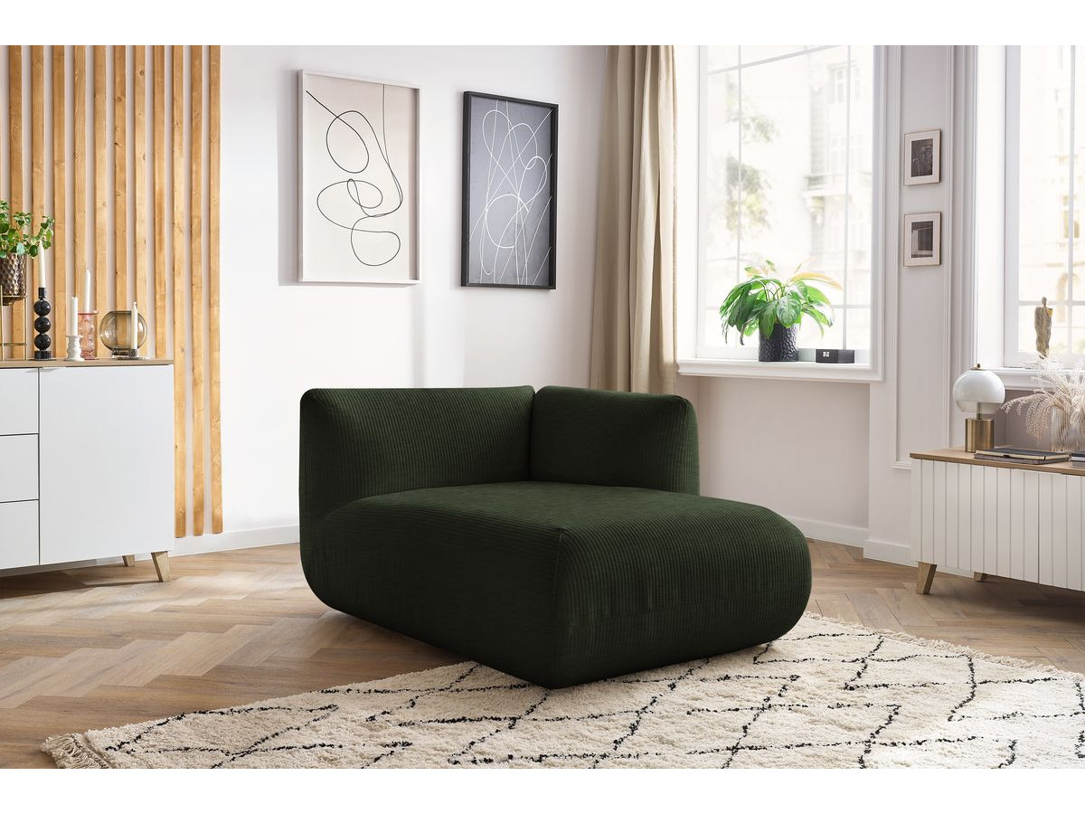 Méridienne avec accoudoir pour canapé modulable LECOMTE