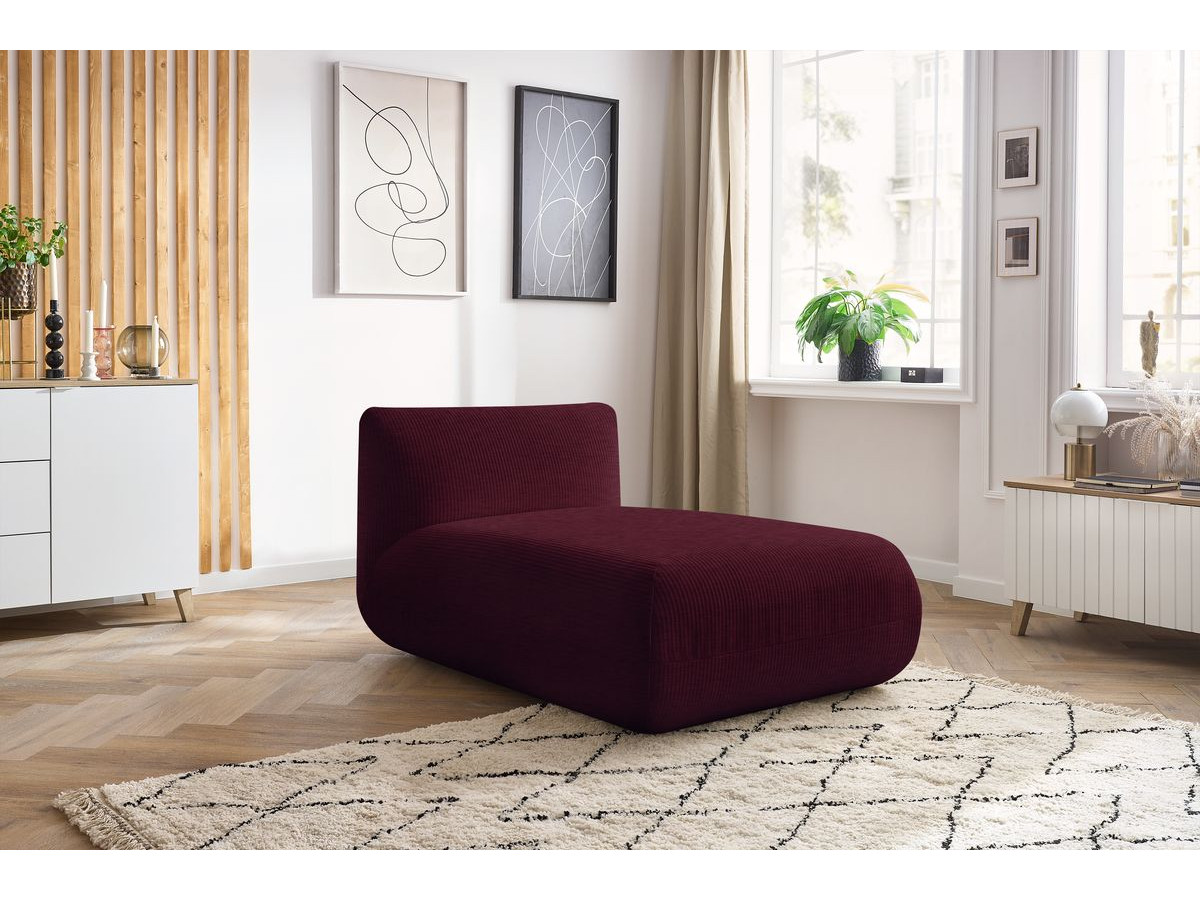 Chauffeuse 1 place sans accoudoir pour canapé modulable LECOMTE