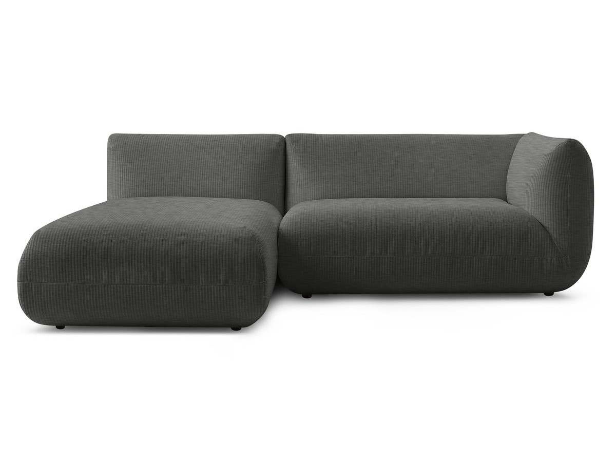 Narożnik nierozkładany LECOMTE z 1 modułem 150 cm z podłokietnikiem i 1 szezlongiem bez podłokietnika