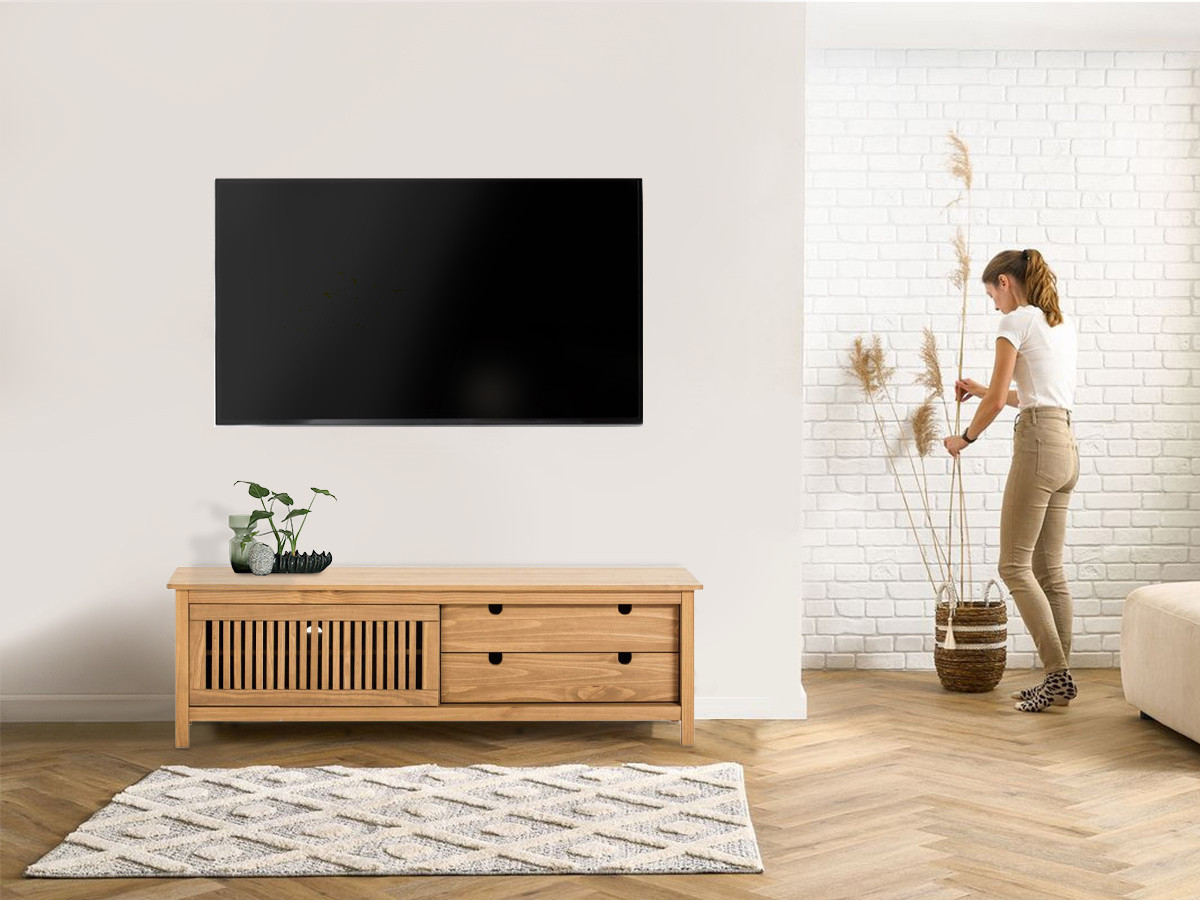 Meuble Télé CAPRI Bois clair