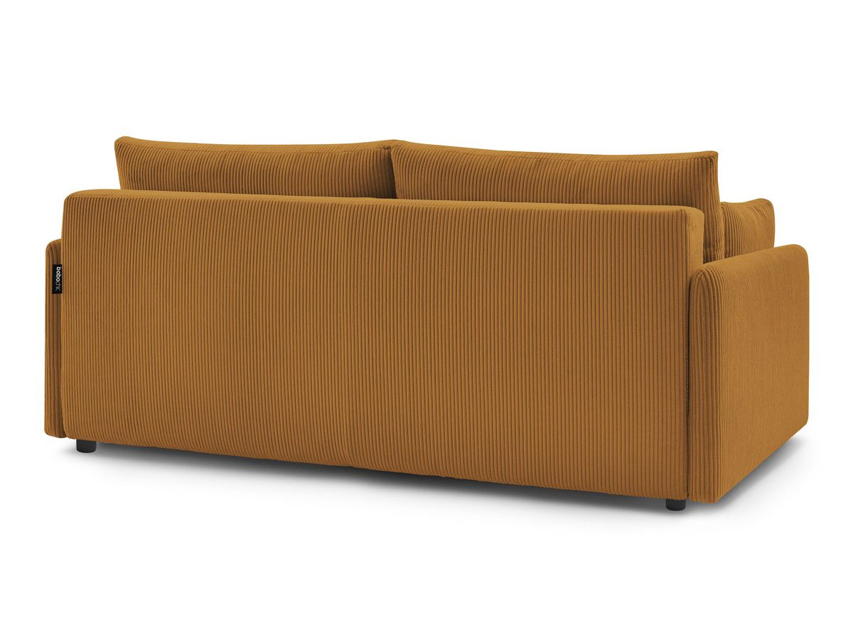 Canapé droit convertible coffre MARCEL velours côtelé
