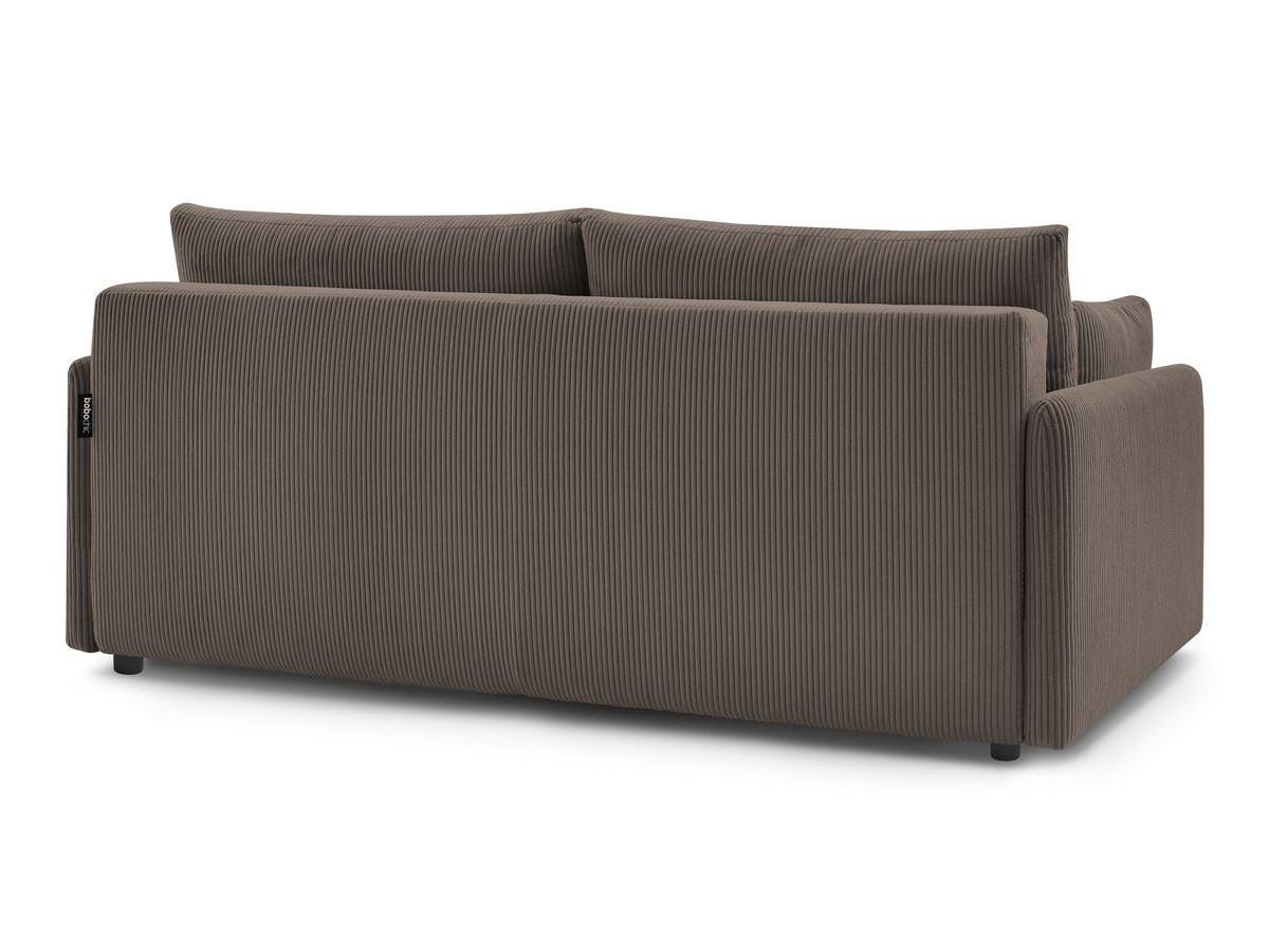 Canapé droit convertible coffre MARCEL velours côtelé