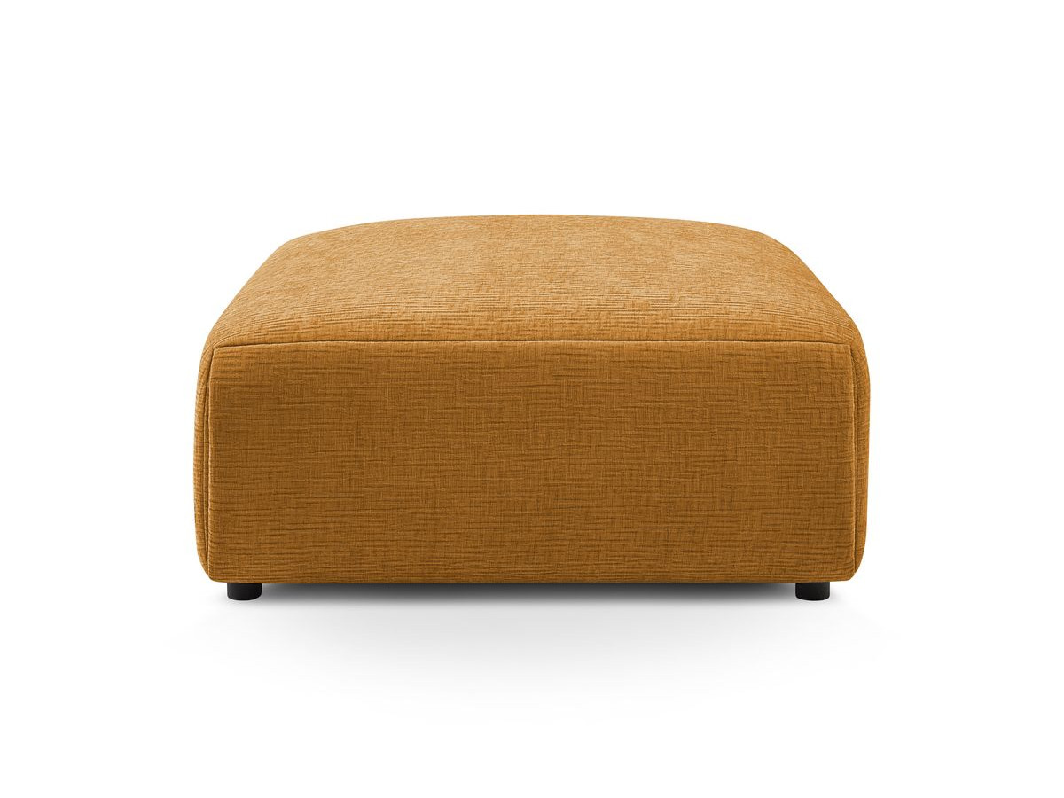 Pouf grand JEANNE texturé jaune — vue 6