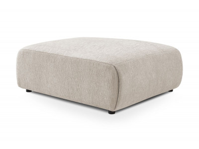 Pouf grand JEANNE tissu texturé