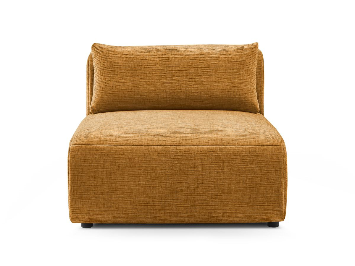 1-zits fauteuil zonder armleuningen voor modulaire bank JEANNE in structuurstof