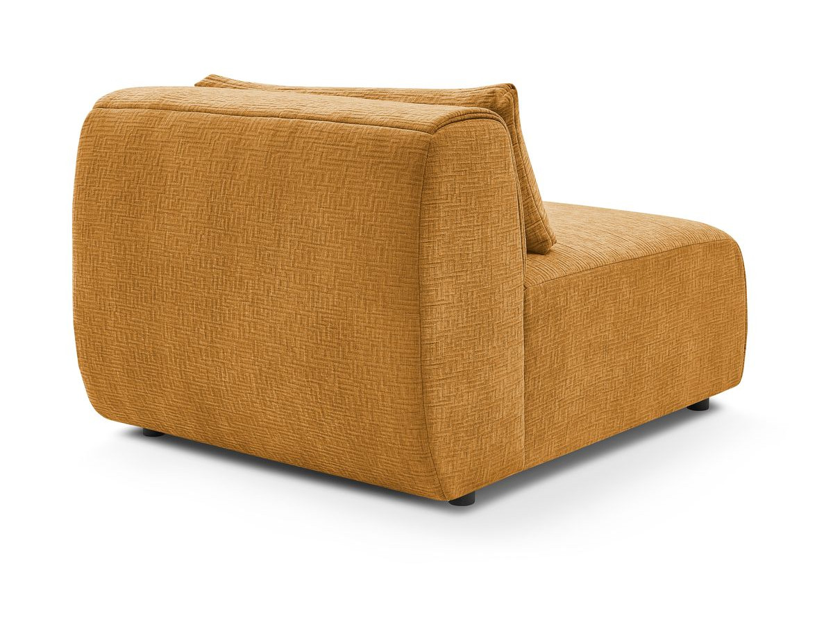 1-zits fauteuil zonder armleuningen voor modulaire bank JEANNE in structuurstof
