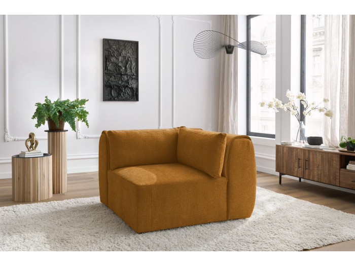 Angle pour canapé modulable JEANNE tissu texturé