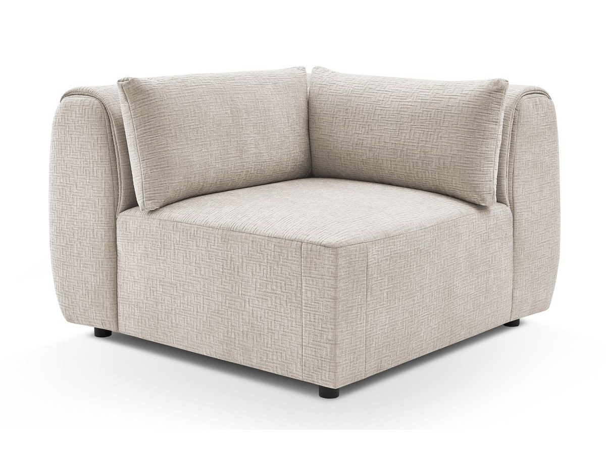 Pouf petit JEANNE tissu texturé