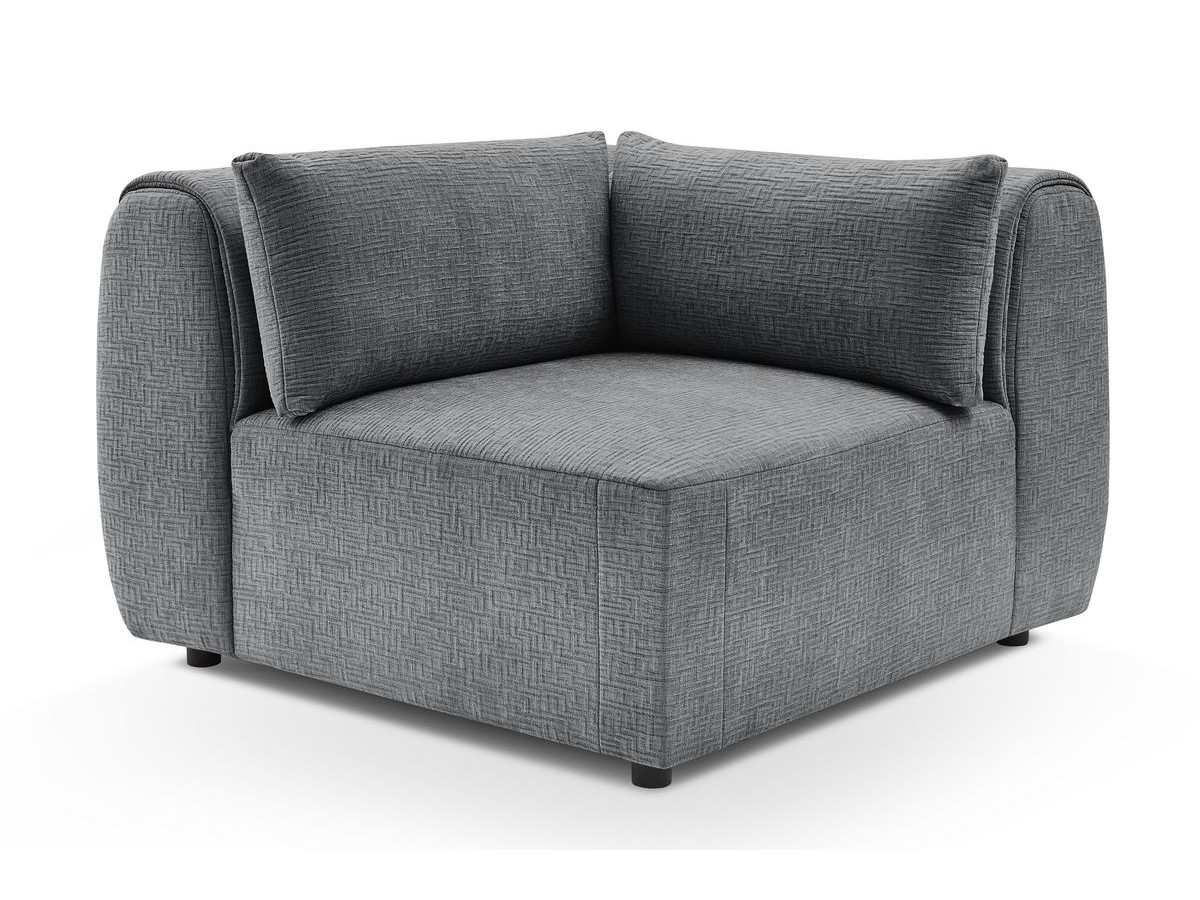 Pouf petit JEANNE tissu texturé