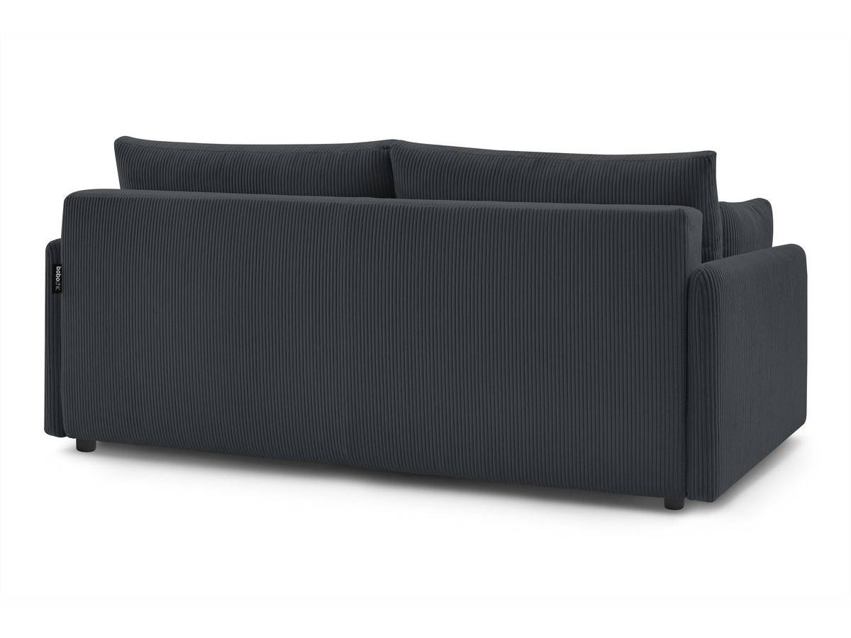 Canapé droit convertible coffre MARCEL velours côtelé