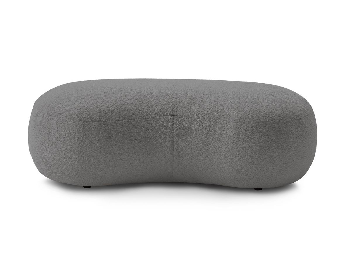 Pouf SAINT-GERMAIN tissu bouclette