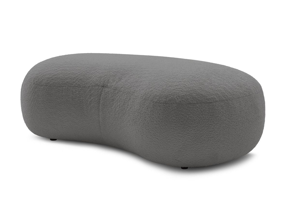 Pouf SAINT-GERMAIN tissu bouclette
