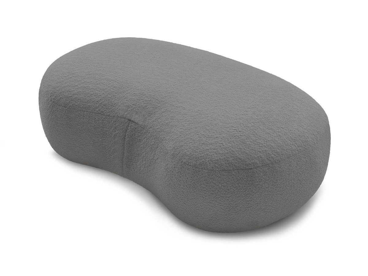 Pouf SAINT-GERMAIN tissu bouclette