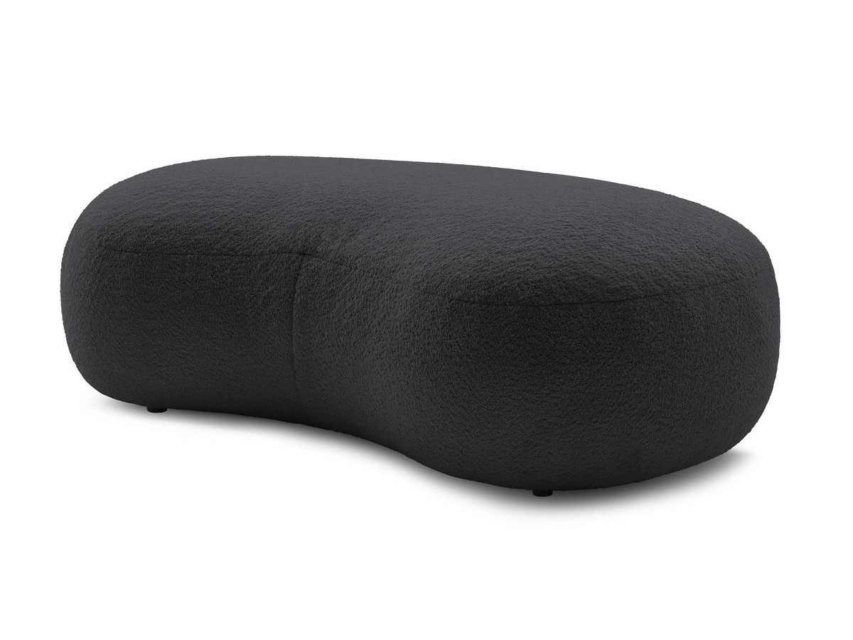 Pouf SAINT-GERMAIN tissu bouclette