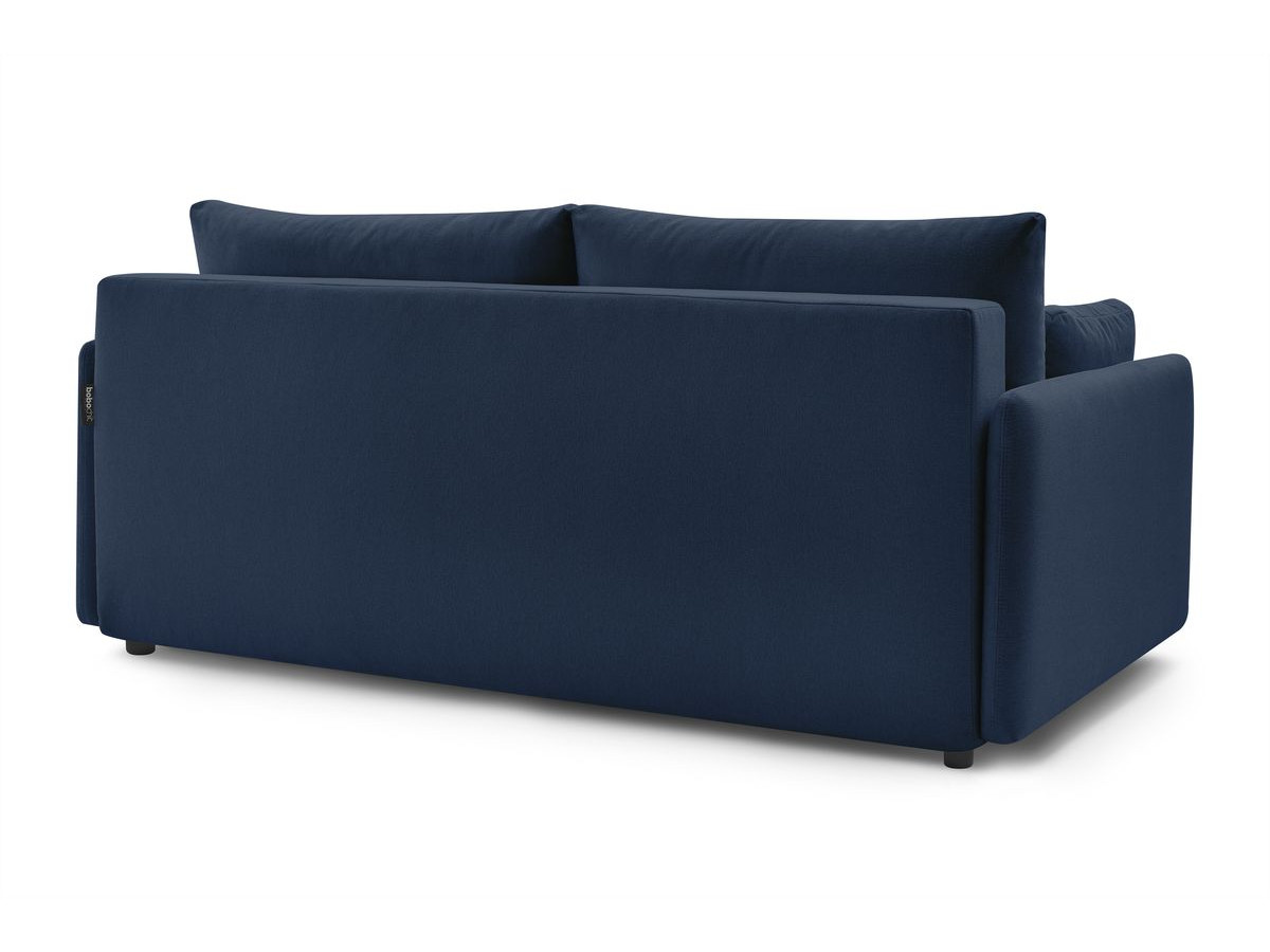 Canapé droit convertible coffre MARCEL tissu lisse