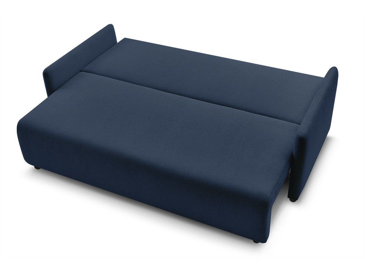 Canapé droit convertible coffre MARCEL tissu lisse