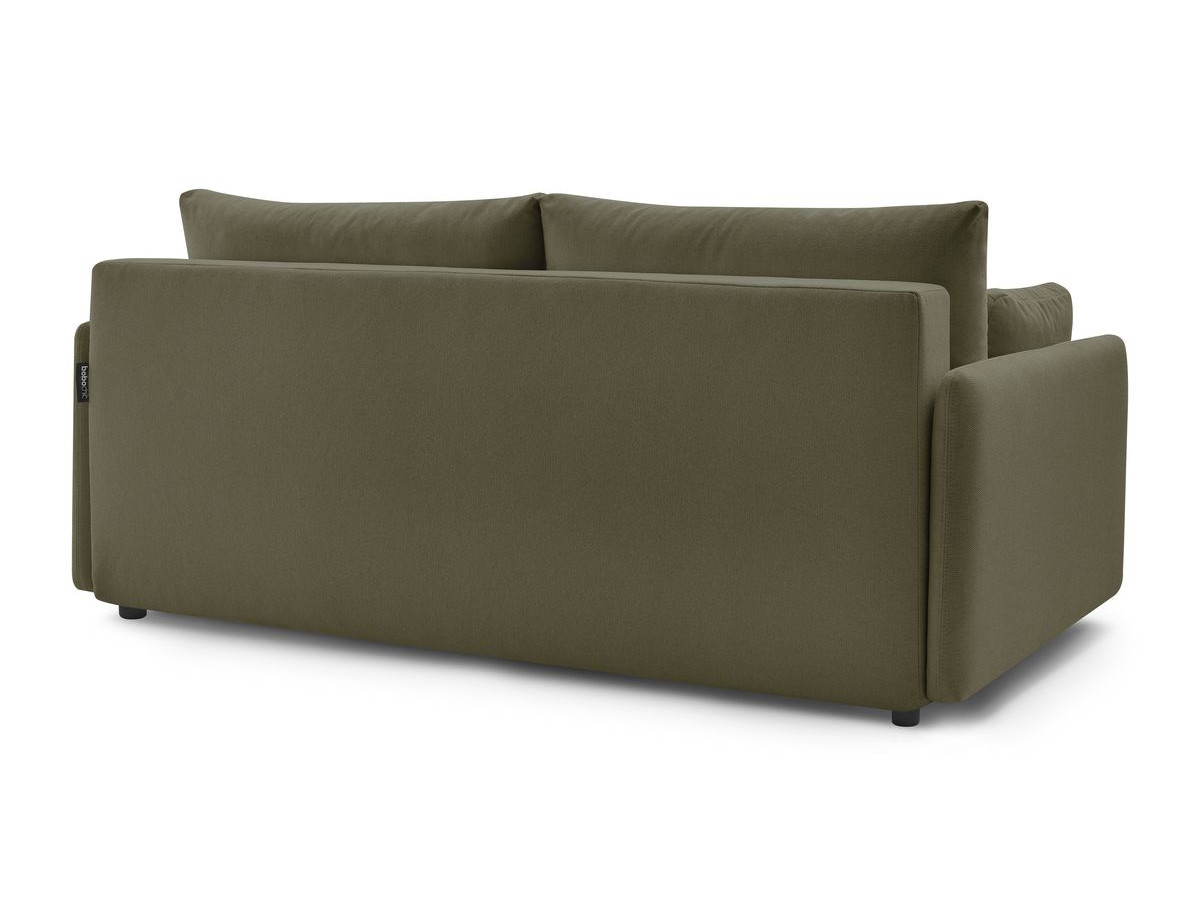 Canapé droit convertible coffre MARCEL tissu lisse