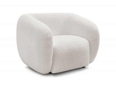Fauteuil CELINE tissu bouclette