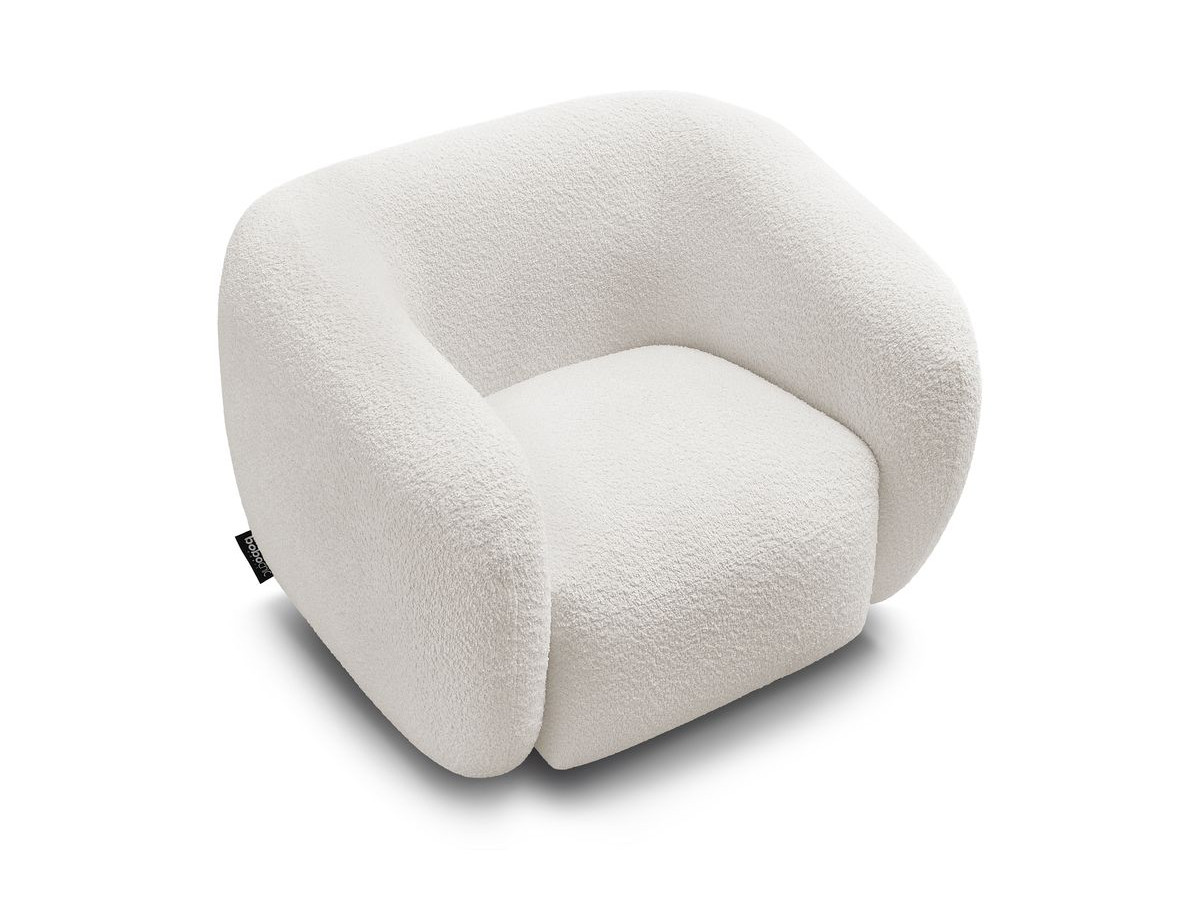 Fauteuil CELINE tissu bouclette