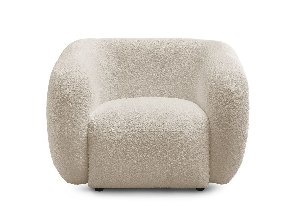Fauteuil CELINE tissu bouclette