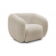 Fauteuil CELINE tissu bouclette