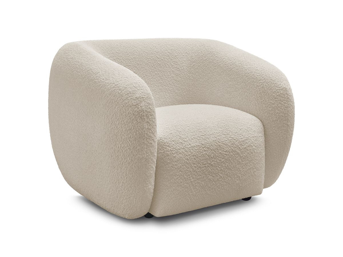 Fauteuil CELINE tissu bouclette