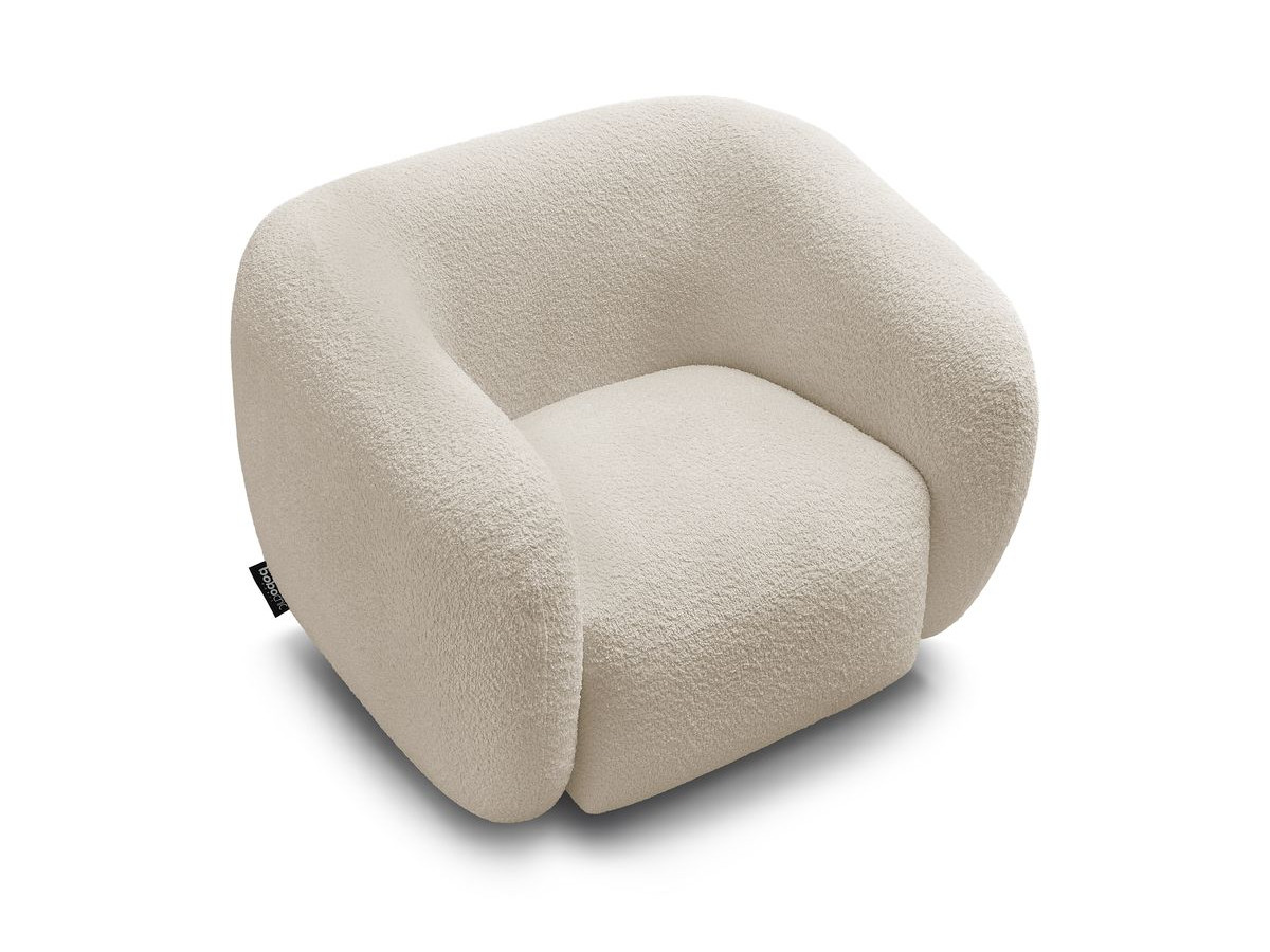 Fauteuil CELINE tissu bouclette