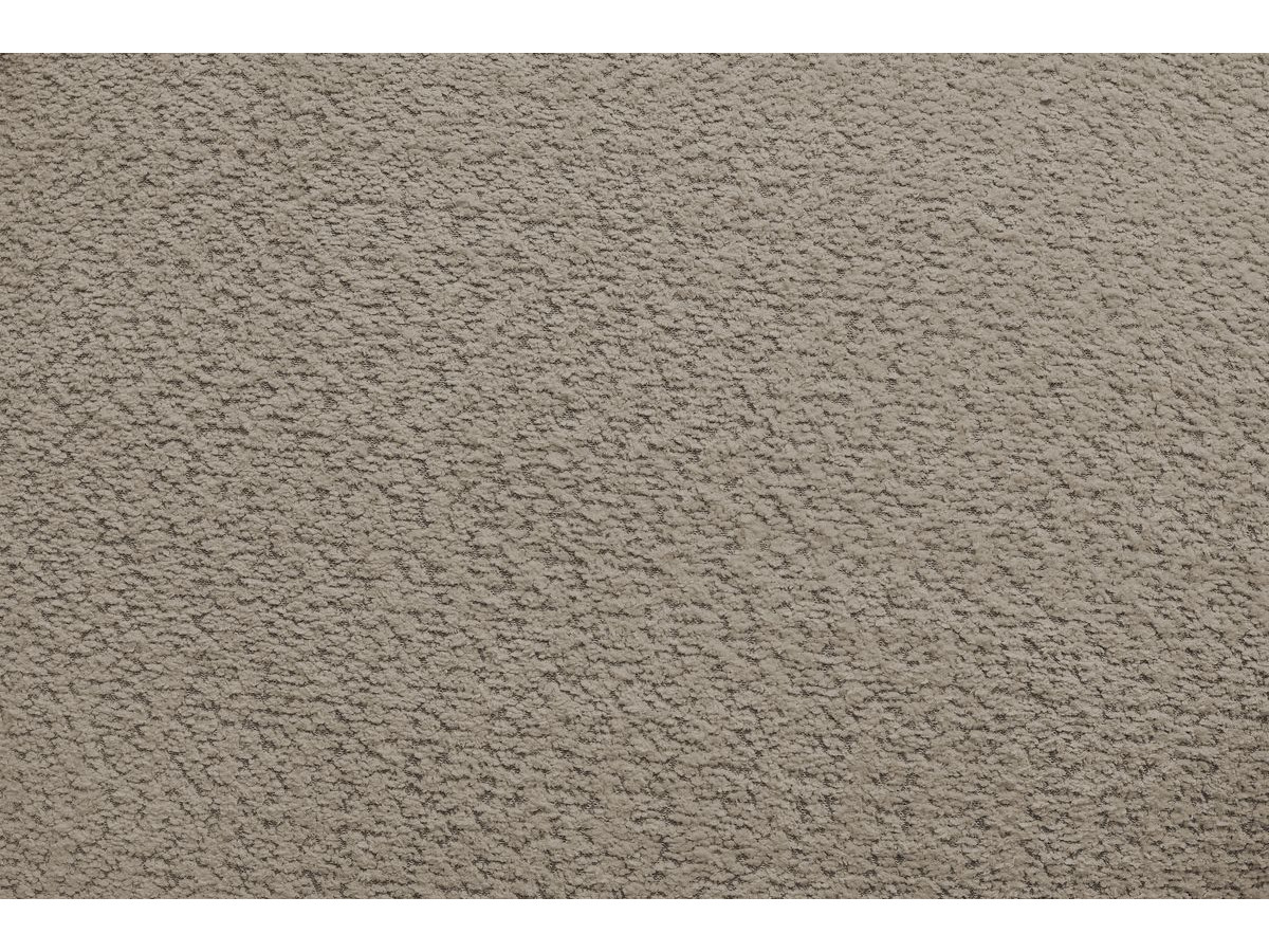 Canapé d'angle fixe EVEREST tissu chiné - Orange - Angle droit - 10 coussins