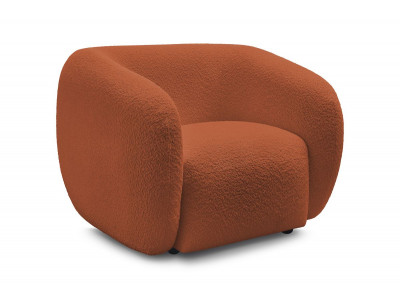 Fauteuil CELINE tissu bouclette
