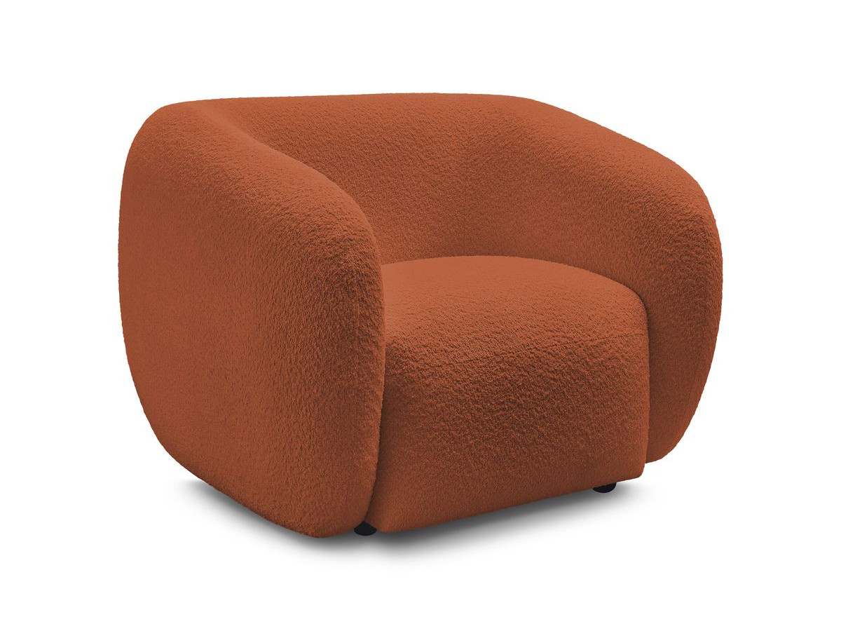 Fauteuil CELINE tissu bouclette