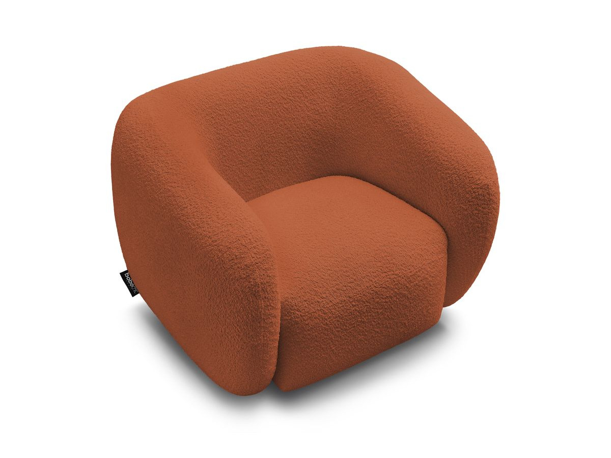 Fauteuil CELINE tissu bouclette