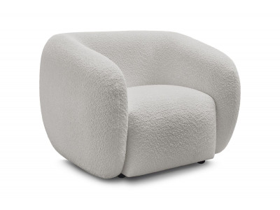 Fauteuil CELINE tissu bouclette